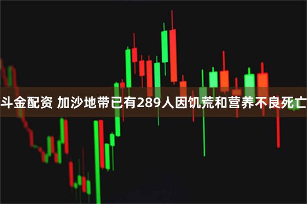 斗金配资 加沙地带已有289人因饥荒和营养不良死亡